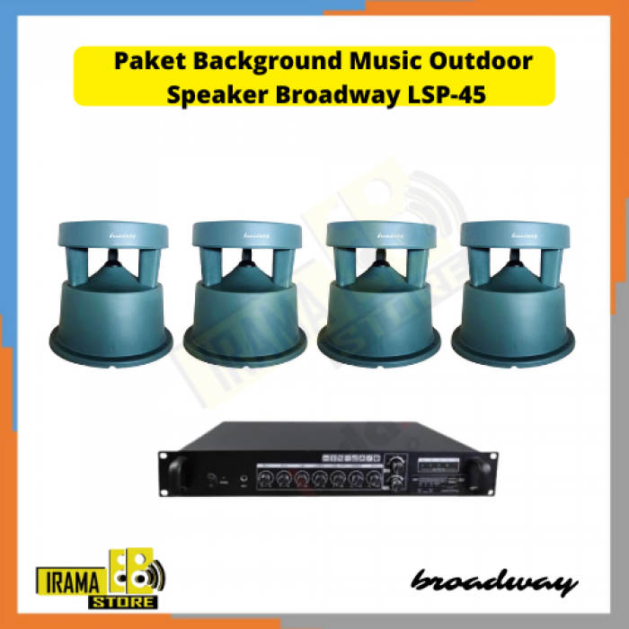 Paket Speaker Outdoor Taman Broadway - 4 Speaker